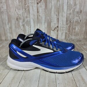 Brooks Launch 4 Mens Running Shoes Sneakers Blue White Athletic Lightweight 11.5